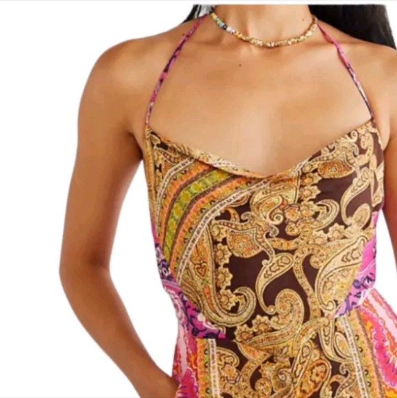 Free people Miranda Printed Jumpsuit size S - Picture 3 of 8